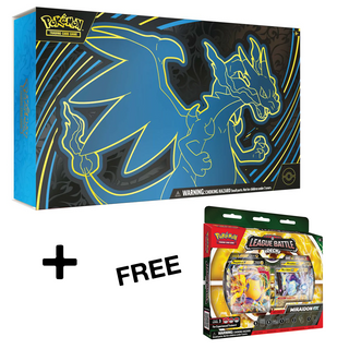 Pokemon TCG: Mega Charizard X EX UPC & League Battle Deck: Miraidon ex Value Bundle