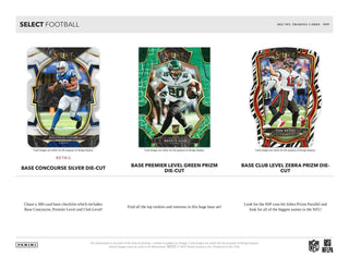 2022 Panini Select Football 6-Pack Blaster Box (Red &amp; Blue Die-Cuts!)