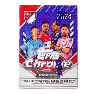 2024 Topps MLS Major League Soccer Chrome 7-Pack Blaster Box