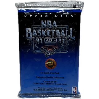 1992-93 Upper Deck NBA Series 1 Factory Pack Sealed