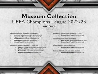 2022/23 Topps Museum Collection UEFA Champions League Soccer Hobby Box