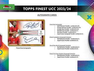 2023/24 Topps UEFA Club Competitions Finest Soccer Hobby Box