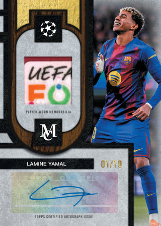 PREORDER: 2025-26 Topps UEFA Club Competitions Museum Collection Soccer Hobby Box (From July 9)