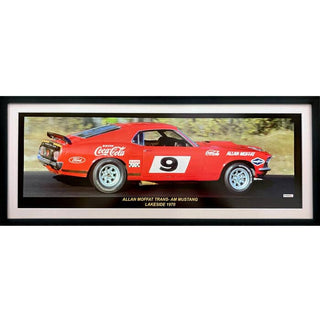 Allan Moffat Trans-Am Mustang Panoramic Photo Print