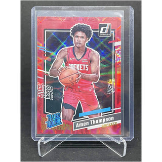 2023-24 Panini Donruss Amen Thompson Rated Rookie Red - No. 206