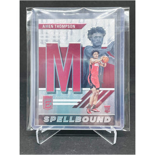 2023-24 Donruss Elite Amen Thompson Spellbound "M" Rookie - No. 17