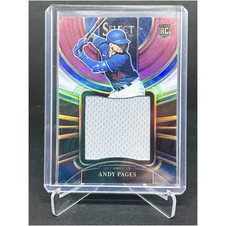 2023 Panini Select Baseball Andy Pages Jumbo Swatch Tri-Colours RC 48/49