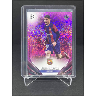 2023-24 Topps Chrome UEFA Ángel Alarcón Violet Speckle RC - No. 147