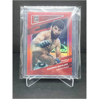 2022 Panini Donruss Optic UFC Magomed Ankalev Red Prizm 067/199