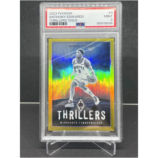 2023 Phoenix Anthony Edwards Thrillers Gold 03/10 PSA Mint 9
