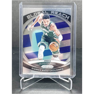 2023-24 Panini Prizm Giannis Antetokounmpo Global Reach - No. 4