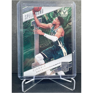 2021-22 Panini Donruss Elite Spellbound "I" Giannis Antetokounmpo - No. 8