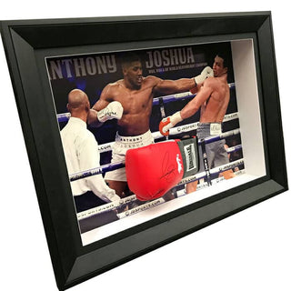 Anthony Joshua Signed Boxing Glove Framed