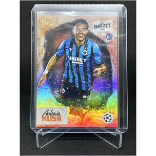 2023 Topps Impact UEFA Brugge Red Antonio Nusa RC 04/10