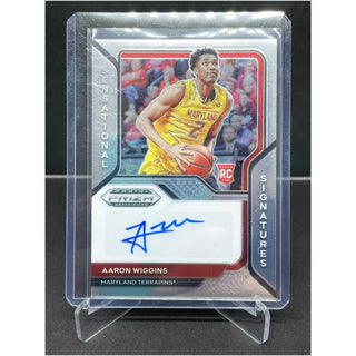 2021 Panini Prizm Draft Picks Aaron Wiggins Sensational Signatures Auto #SS-AAW