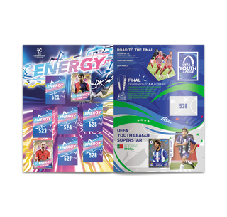 2024-25 Topps Champions League Stickers Hard Back Album