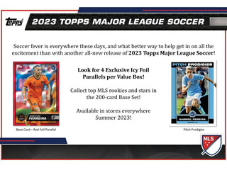 2023 Topps MLS Major League Soccer 11-Pack Blaster Box