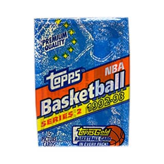 1992-93 Topps NBA Series 2 Sealed Pack