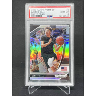 2020 Panini Prizm DP LaMelo Ball Silver Prizm PSA Gem Mint 10