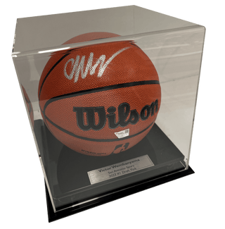 Victor Wembanyama San Antonio Spurs Fanatics Authentic Autographed Wilson 2023 In Display Case