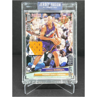 1992-93 Fleer Ultra Charles Barkley Jersey Fusion Game Used Patch 77/99 #JF-CBDT