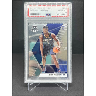 2019 Panini Mosaic Zion Williamson Rookie PSA Gem Mint 10