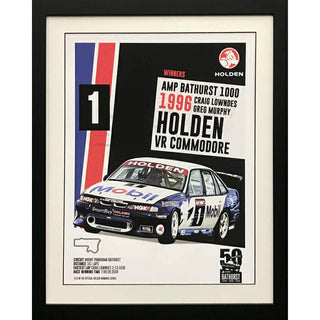 1996 Bathurst Winner Holden Commodore Vr Framed Print