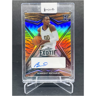 2022 Leaf Exotic Prismatic Tiger Bennedict Mathurin 11/15