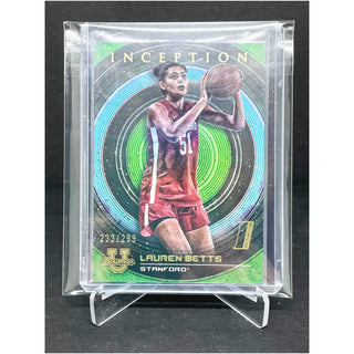 2023 Topps Bowman University Lauren Betts Inception Green Foil 233/299