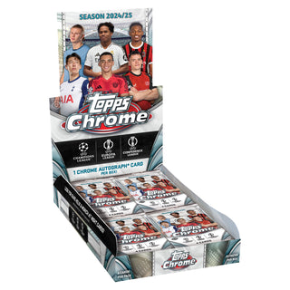 2024-25 Topps Chrome® UEFA Club Competitions - Hobby Box
