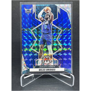 2021-22 Panini Mosaic Miles Bridges Blue Prizm 53/99