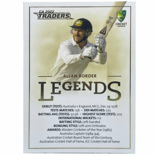 2022-23 Traders Legends Allan Border 20/50