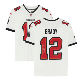 Tom Brady Tampa Bay Buccaneers Signed Super Bowl Lv Champions White Nike Limited Jersey