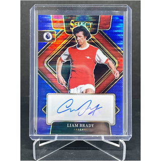 2022-23 Select Premier League Liam Brady Blue Pulsar Auto - No. S-LBR