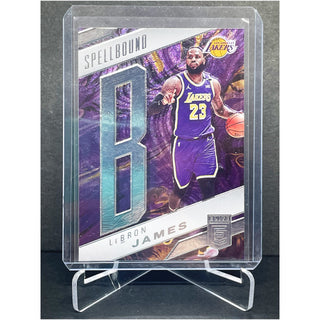 2021-22 Panini Donruss Elite Spellbound "B" LeBron James Los Angeles Lakers - No. 3