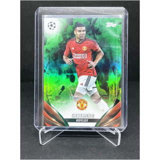 2023-24 Topps UEFA Club Competitions Casemiro Green Inferno 069/125