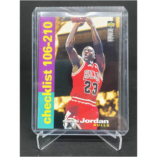 1996 Upper Deck Collectors Choice Michael Jordan Checklist - No. 210