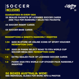 Soccer Trading Card Mystery Box Series 8