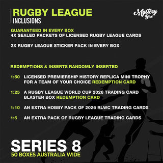 Rugby League Trading Card Mystery Box Series 8