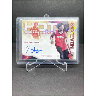 2021-22 Panini Hoops Hot Signatures Josh Christopher RC 01/25