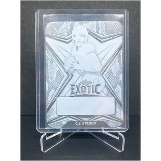 2022 Leaf Exotic Football Snakeskin C.J. Stroud Printing Plate 1/1