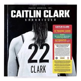 2025 Panini Caitlin Clark Chronicled Trading Card Collection & Keepsake Box