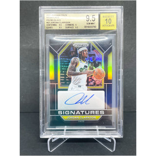 2022-23 Panini Prizm Signatures Black Jordan Clarkson 1/1 BGS 9.5 Gem Mint