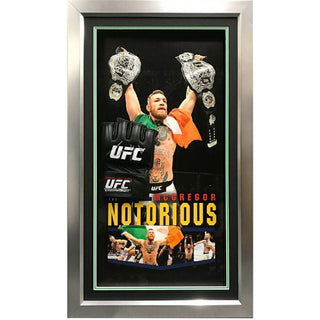 Connor McGregor Signed Official UFC Fight Glove Framed - BAS Witnessed