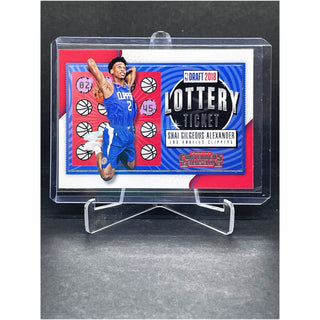 2018-19 Panini Contenders Lottery Ticket Shai Gilgeous-Alexander - No. 11