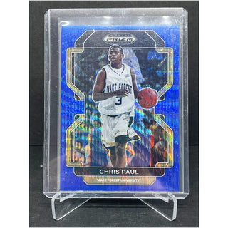 2022 Panini Prizm Draft Picks Chris Paul Blue Wave Prizm 126/249