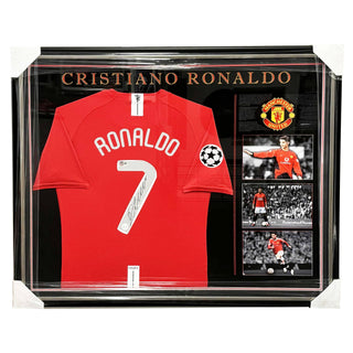 Cristiano Ronaldo Signed Manchester United Jersey BAS Witnessed