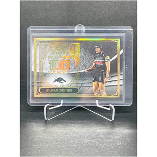 2024 NRL Elite Stephen Crichton Penrith Panthers 2024 Elite Milestones Case Card M 12/17 L/Ed 05/39