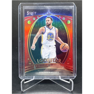 2023-24 Panini Select Stephen Curry Lodestar Red Prizm - No. 6