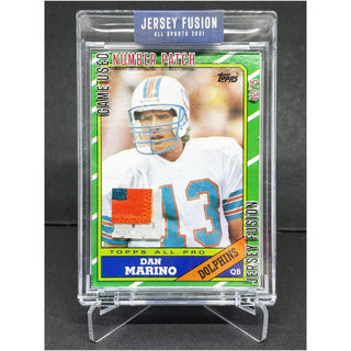 Topps All Pro Dan Marino Jersey Fusion Game Used Number Patch 42/75